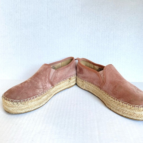 SAM EDELMAN Carrin Platform Espedrille Slip On Sneaker Shoes Pink Tan Boho 6.5 - Picture 5 of 12